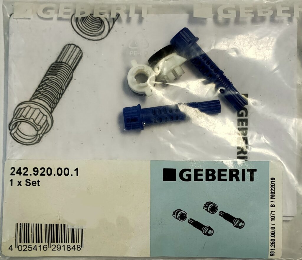 Perni di regolazione tasti Sigma60 originali Geberit codice 242.920.00.1
